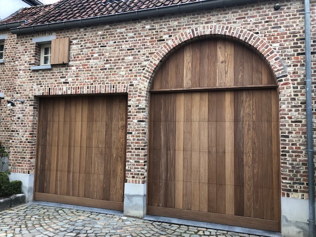 bruid Tegenstander Interpretatie Houten garagepoort in pastorijstijl / SiMa Keerbergen Mechelen